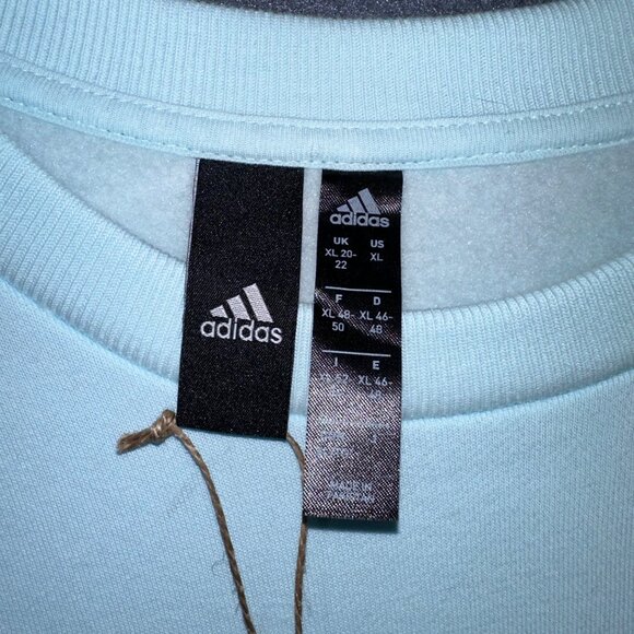 Adidas Womens X-Large XL Mint Green All Season Long Sleeve Crew Sweatshirt NWT - Picture 7 of 12